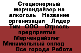 Стационарный мерчандайзер на алкоголь › Название организации ­ Лидер Тим, ООО › Отрасль предприятия ­ Мерчендайзинг › Минимальный оклад ­ 25 000 - Все города Работа » Вакансии   . Пензенская обл.,Мокшанский р-н
